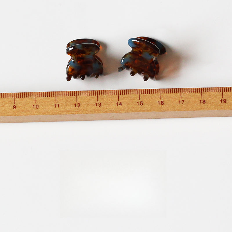 Small Claw Clip, Trendy and Elegant Acrylic Hair Accessory (1.7cm)