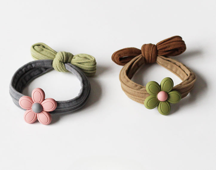 Flower Hair Ties, Seamless And Stylish For Women To Tie Hair