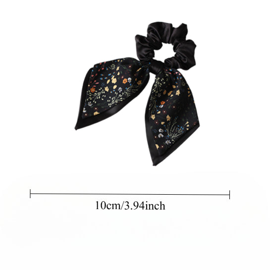 Bow and Flower Hair Tie, 2024 New High-end Hair Loop, High Elasticity Durable Elastic for Hairstyles