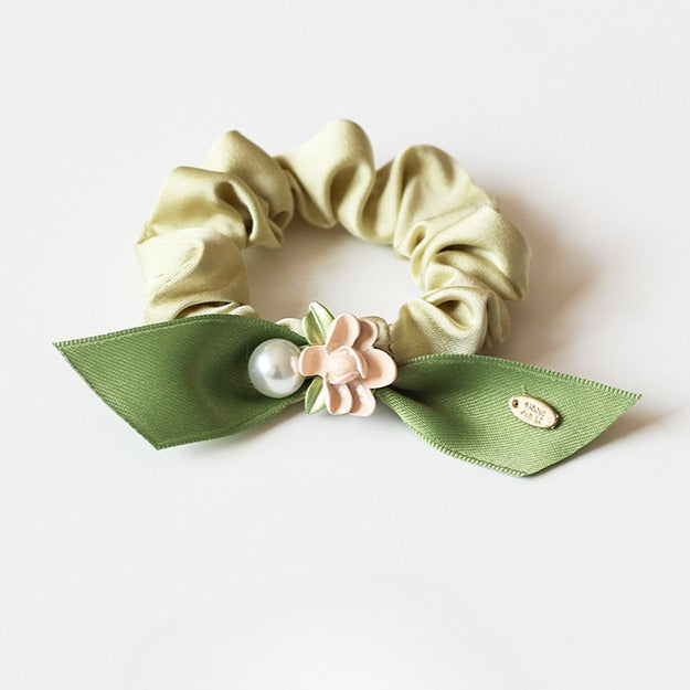 Rose Large Intestine Hair Tie - Trendy Elegant Elastic Band for Women's Hair Ties, Premium Hair Accessory