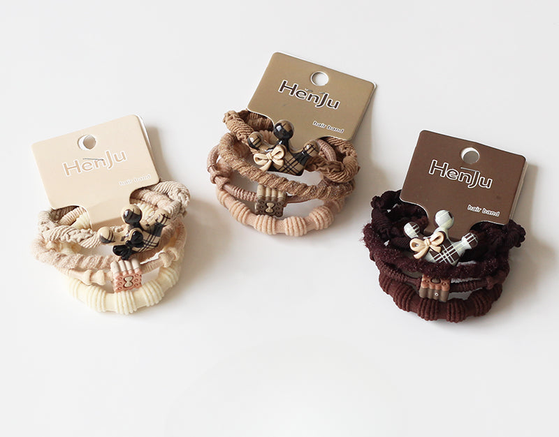 Crown Bow Hair Ties, High-Elasticity And Durable For Women To Tie Hair