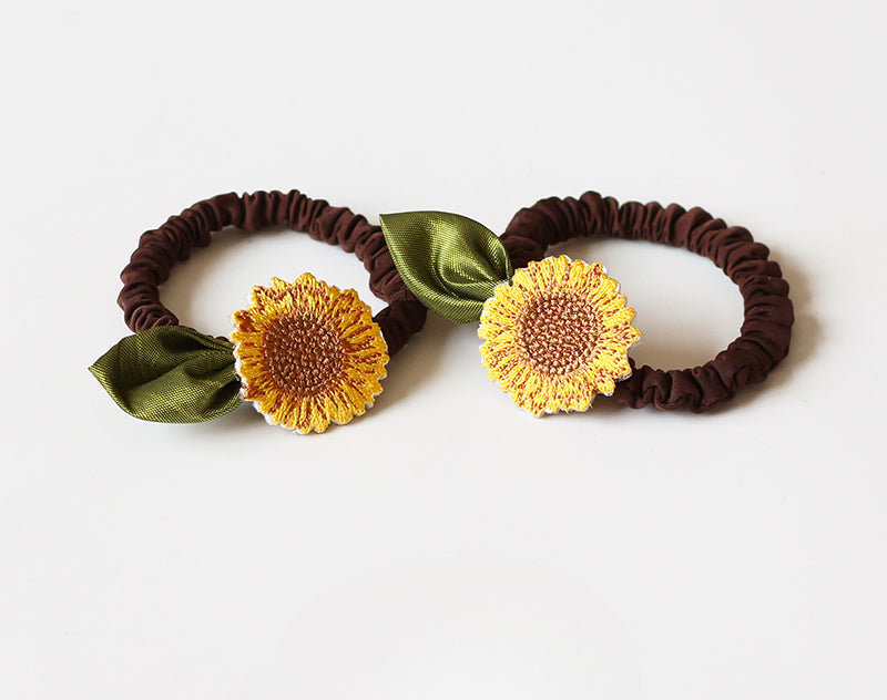 Sunflower Hair Tie - 2023 New Trendy Ins Premium Elegant Hair Band and Elastic for Women's Hair Accessories
