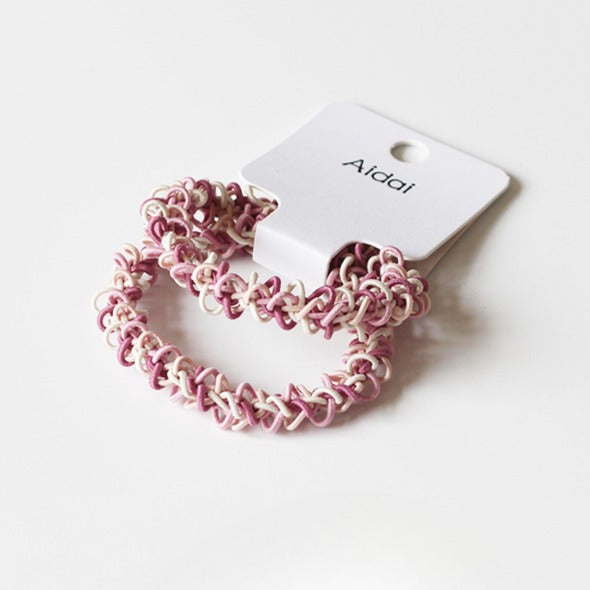 Openwork Knit Hair Ties, Durable And Stylish For Women To Style Hair