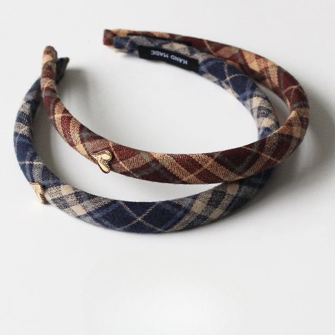 Heart Stripe Headband, High-End Hair Accessory For Various Occasions.