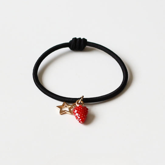 Persimmon Wish Bracelet Hair Tie - Cute Trendy Lucky Hair Accessory, New Simple and Elegant Small Elastic Hair Band