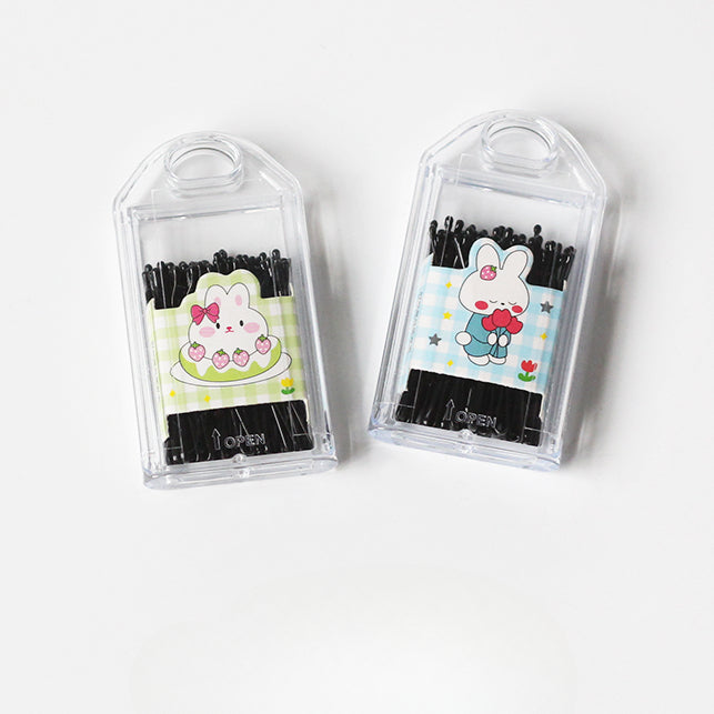 Black Hair Clips Simple And Stylish Hair Accessories Perfect For Bangs Or Stray Hair