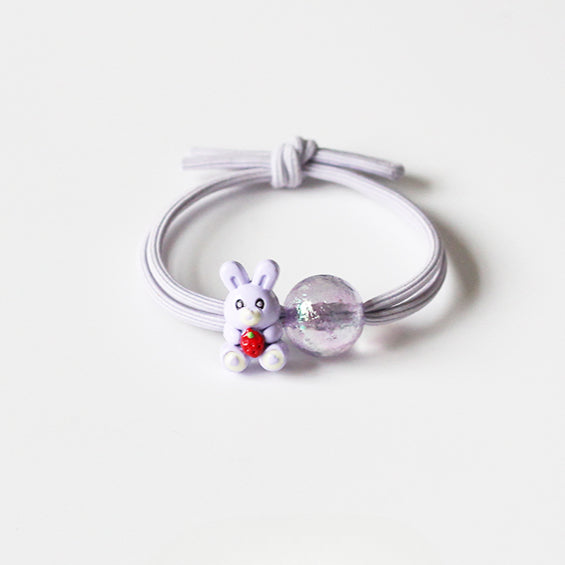 Bunny Ears Hair Tie - Women's Trendy New Elegant Hair Band, Simple Cute Elastic for Women's Hair Ties