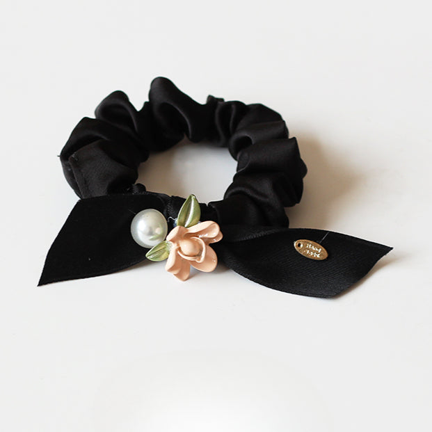 Rose Large Intestine Hair Tie - Trendy Elegant Elastic Band for Women's Hair Ties, Premium Hair Accessory