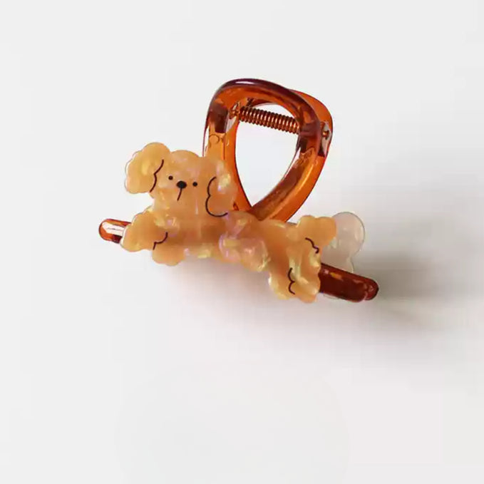 Small Animal Claw Clips for Women - 2024 New Premium Shark Clips for Thin Hair, Half-Up Hair Clips for Back of Head