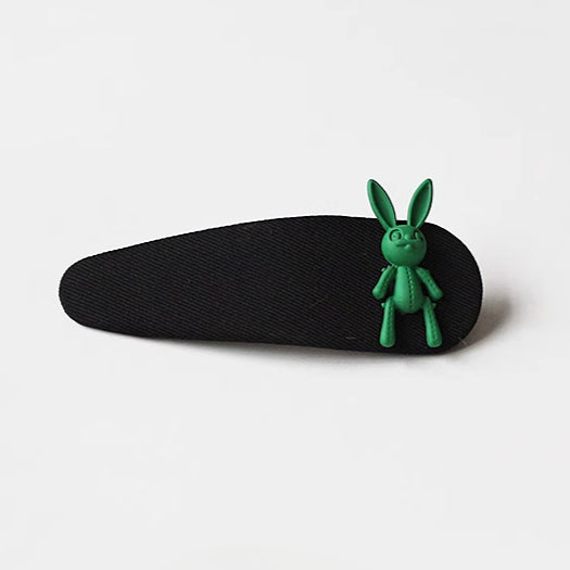 Elegant Green Hairpin, Trendy Side Clip for Stylish Hair Accessories