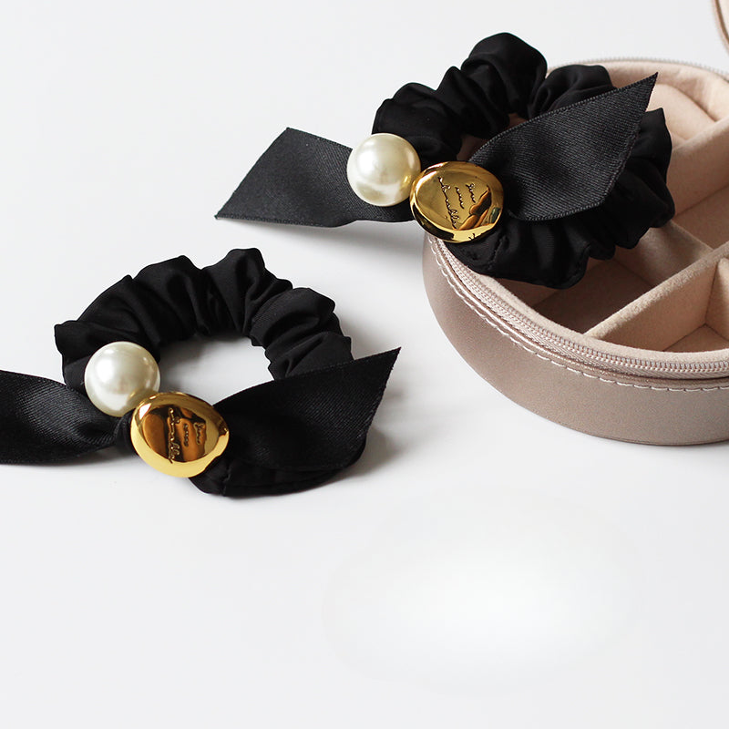 Faux Pearl Hair Tie Stylish Hairband For Women Elegant And Trendy Hair Accessory Inspired By Korean And Japanese Fashion