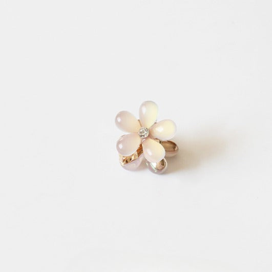 Faux Crystal Mini Claw Clips - Trendy Elegant Small Shark Clips, Bang Clips and Hair Accessories