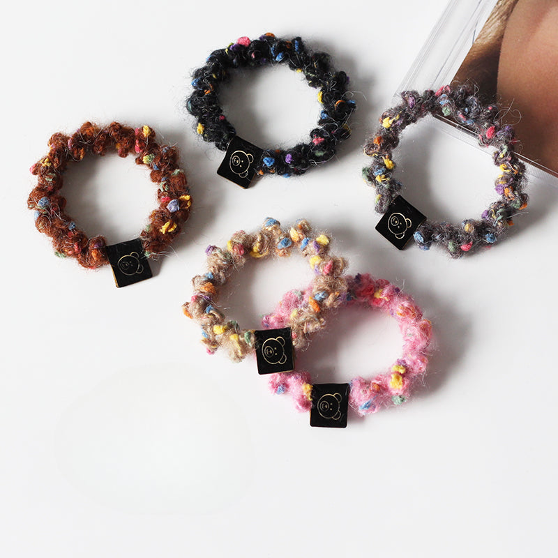 Furry Hair Ties, Trendy And Durable For Women To Tie Hair In Winter