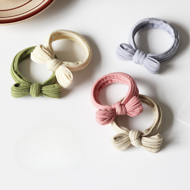 Bow Hair Tie High Elasticity Durable Hairband Simple Hair Accessory For Women Stylish Hair Rope