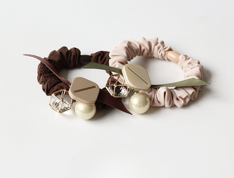 Premium Hair Tie - Trendy 2023 New Hair Band, Japanese and Korean Inspired Thick Elastic Band for Women's Hair Ties