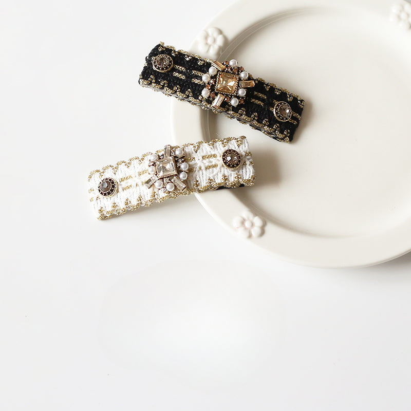Baroque Style Hair Clips for Women - Side Clips, 2023 Trendy New Elegant Hairpins, Retro Bang Clips and Hair Accessories