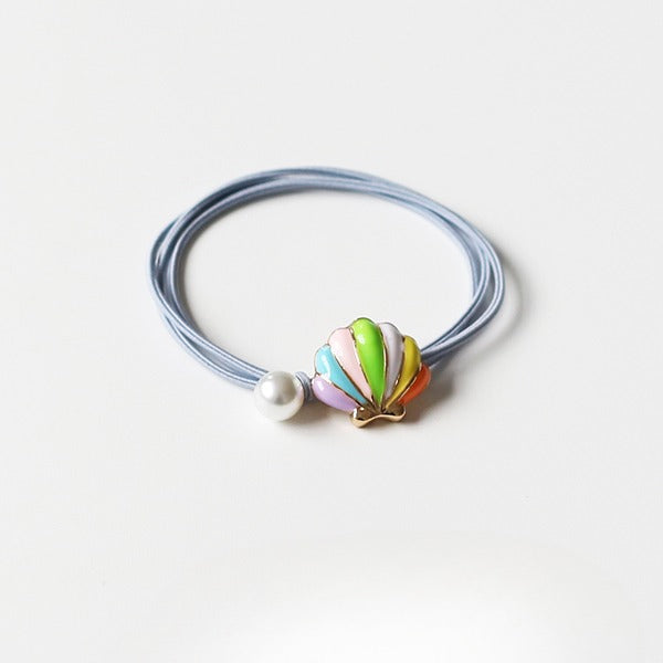 Rainbow Cartoon Hair Ties Cute Simple Forest Hairbands Trendy Hair Accessory