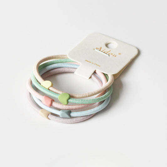Macaron Hair Ties, Trendy And Durable For Women To Tie Hair