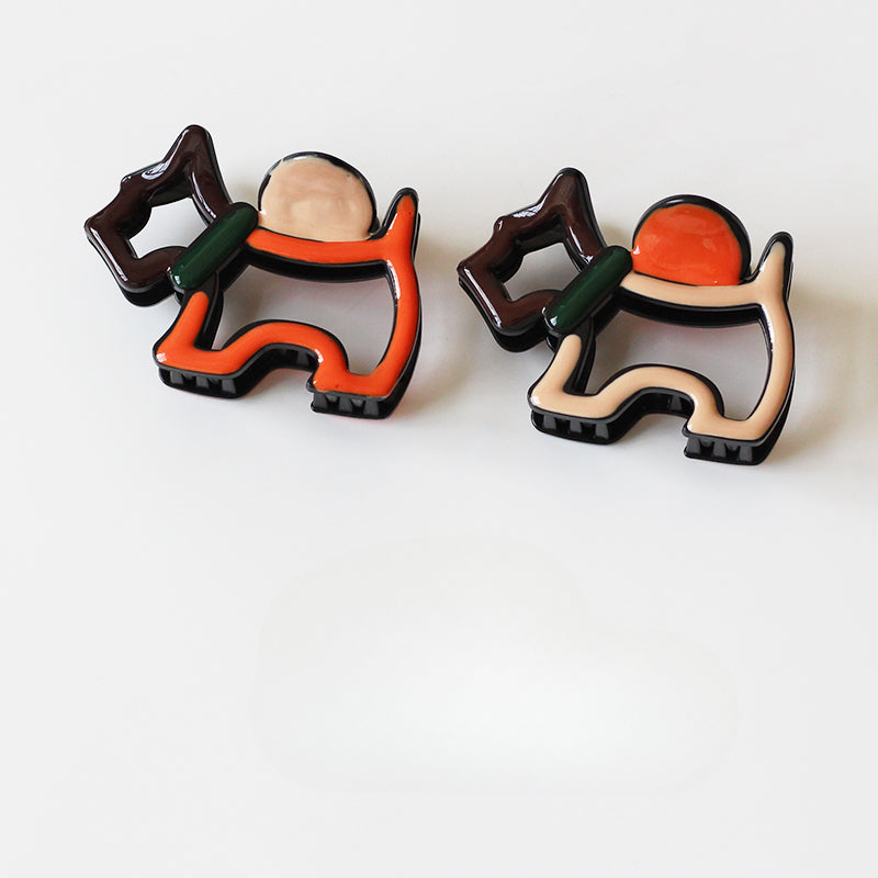 Puppy Claw Clips for Thin Hair - Medium Shark Clips for Back of Head, Women's 2024 New Premium Hair Clips