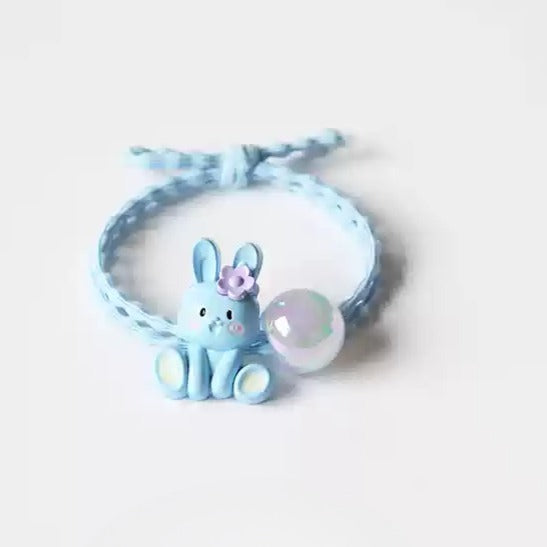 Bunny Hair Tie - Trendy Elegant Ponytail Accessory, Simple Cute Elastic Band for Tying Hair