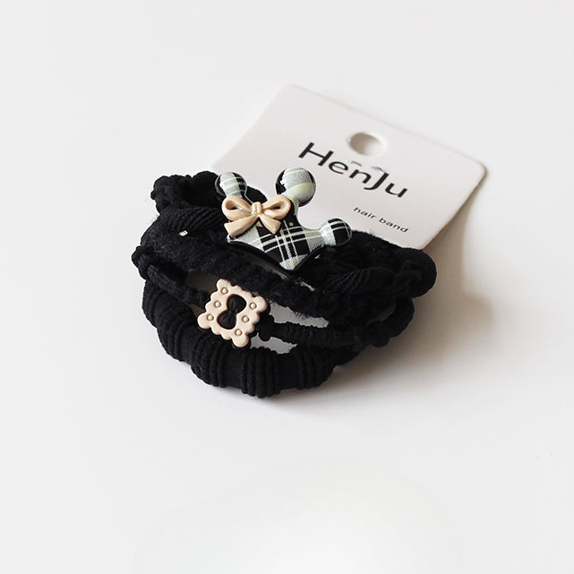 Crown Bow Hair Ties, High-Elasticity And Durable For Women To Tie Hair