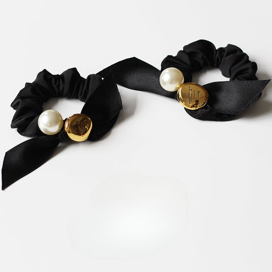Faux Pearl Hair Tie Stylish Hairband For Women Elegant And Trendy Hair Accessory Inspired By Korean And Japanese Fashion