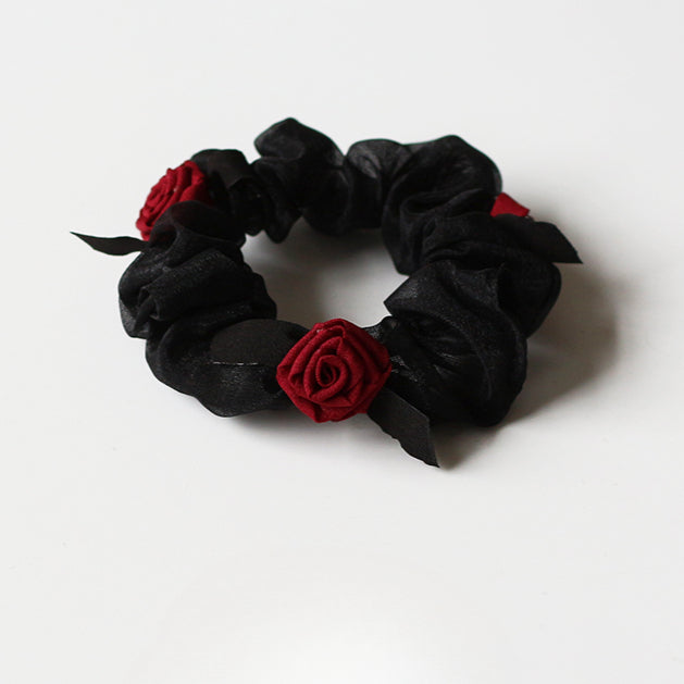 Rose Hair Tie Trendy New Elegant Simple Ponytail Band Women Hair Accessory