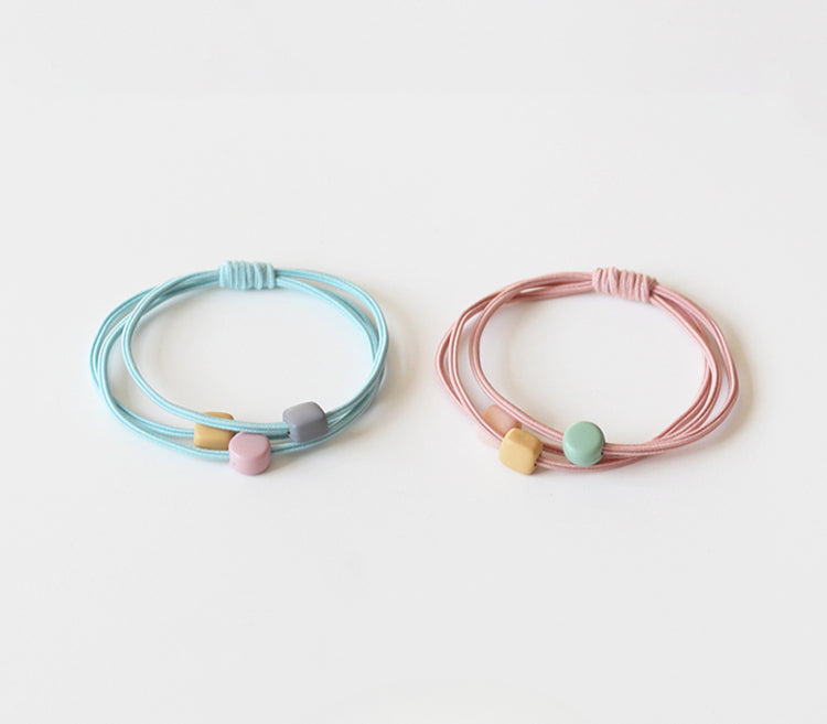 Candy Beaded Hair Tie New Cute Elegant Trendy Durable Hair Band