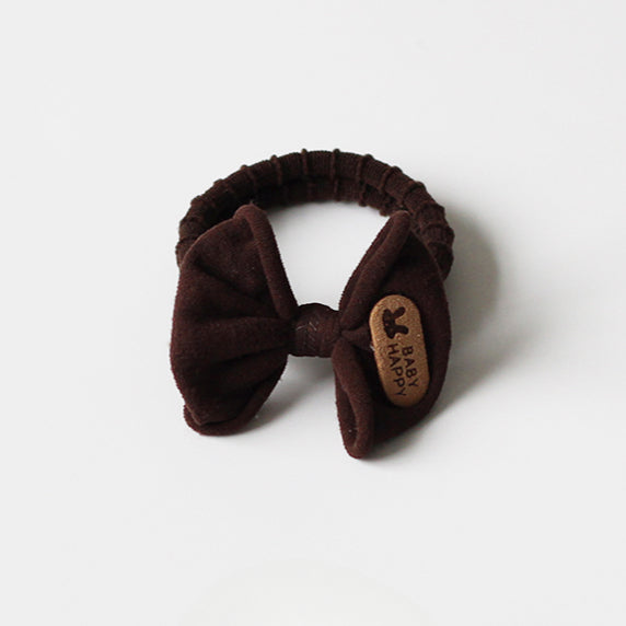 Brown Bow Hair Ties, Seamless And Stylish For Women To Tie Hair