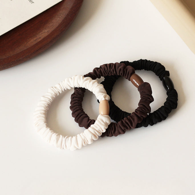 Elegant Hair Ties - Simple Elastic Bands for Women's Hair Ties and Ponytail Holders(Three-Piece Set)