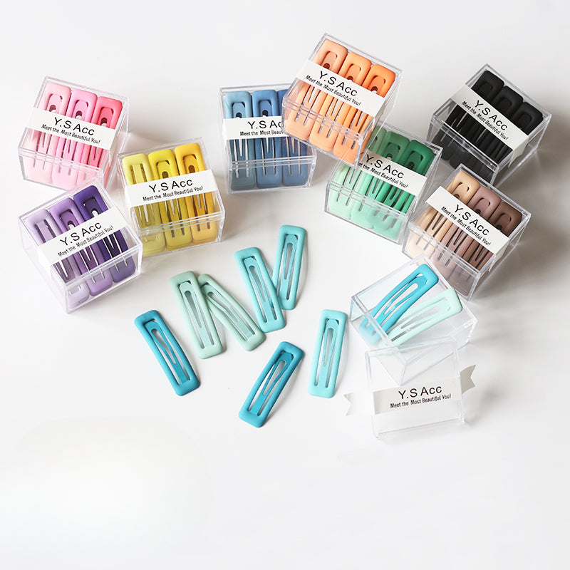 Set Of Nine Gradient Hair Clips, Trendy And Stylish For Women To Style Hair