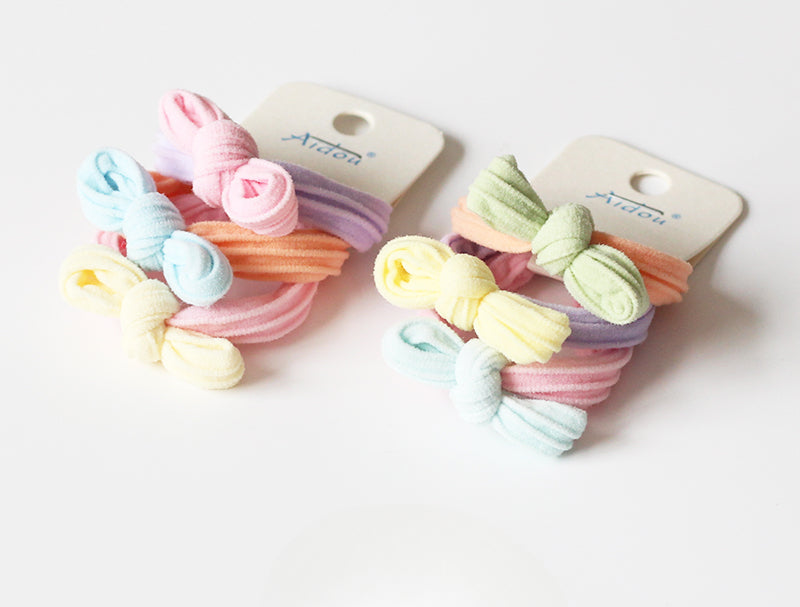 Set Of Three Seamless Hair Ties, Cute And Stylish For Tying Hair