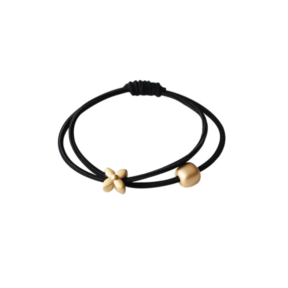 Simple Double-Layer Hair Ties, High-Elasticity And Durable For Women To Tie Hair