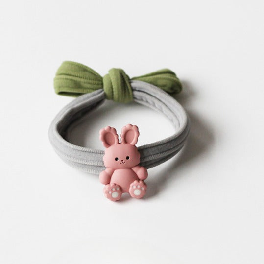 Bunny Hair Tie, 2024 New High-end Seamless Hair Loop, Cute Elastic for Women's Hairstyles