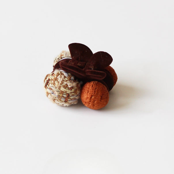 Cherry Pom-Pom Hair Clips, Cute And Stylish For Women To Style Hair In Winter