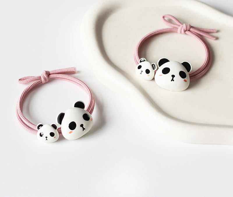 Panda Hair Tie - Cute Trendy Elegant Hair Band for Women, Unique Design Elastic Band for Tying Hair and Hair Holder