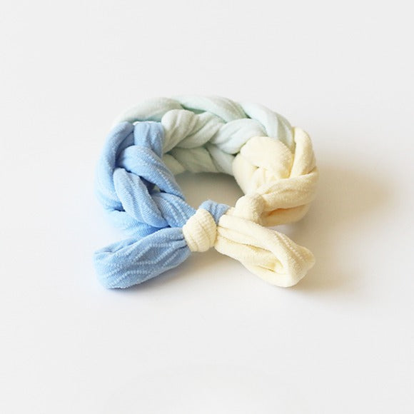 Sweet Dual-Tone Hair Tie - 2024 New Premium Hair Accessory, High Elasticity Durable Elastic Band for Bun Hairstyles