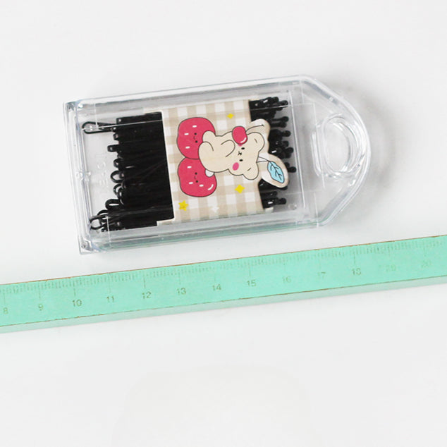 Black Hair Clips Simple And Stylish Hair Accessories Perfect For Bangs Or Stray Hair