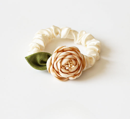 Rose Hair Tie, 2024 New High-end Stylish Hair Loop,Graceful Elastic for Women's Hairstyles