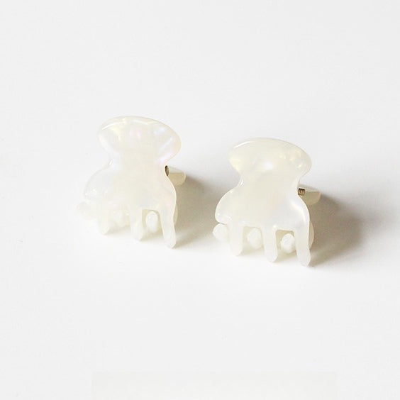 Small Claw Clip, Trendy and Elegant Acrylic Hair Accessory (1.7cm)