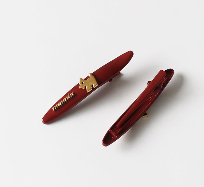 Dog Hair Clip for Women, 2024 New High-end Side Bangs Clip, Forehead Flyaway Clip