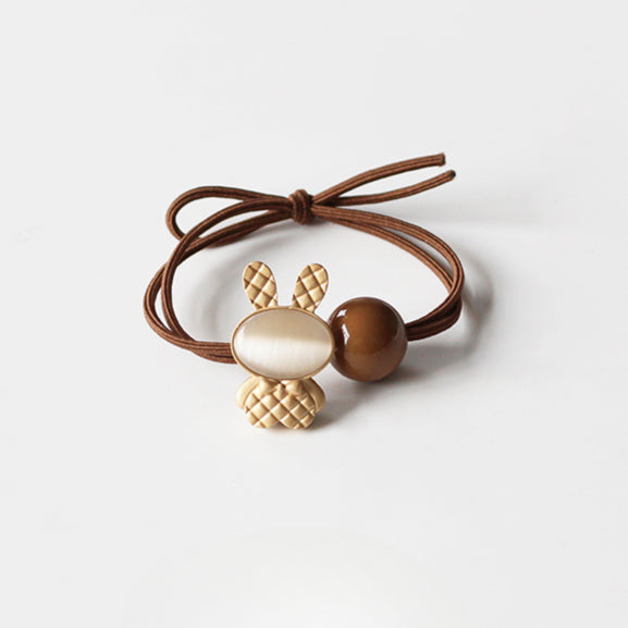 Bunny Hair Tie - Trendy Elegant Elastic Band, High Elasticity Durable Hair Tie for Women, Exquisite Japanese and Korean Inspired Hair Holder