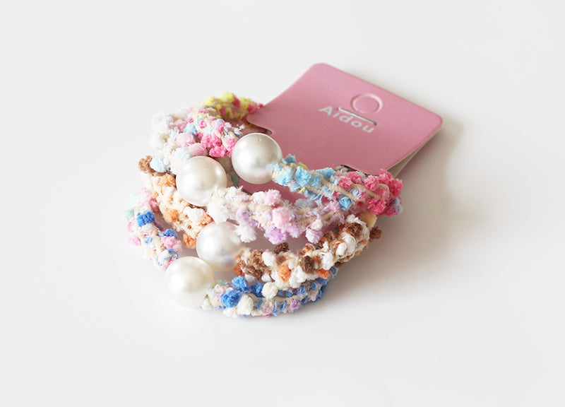 Colorful Plush Hair Tie - Women's Trendy Elegant Hair Band, 2023 New Elastic Band for Tying Hair