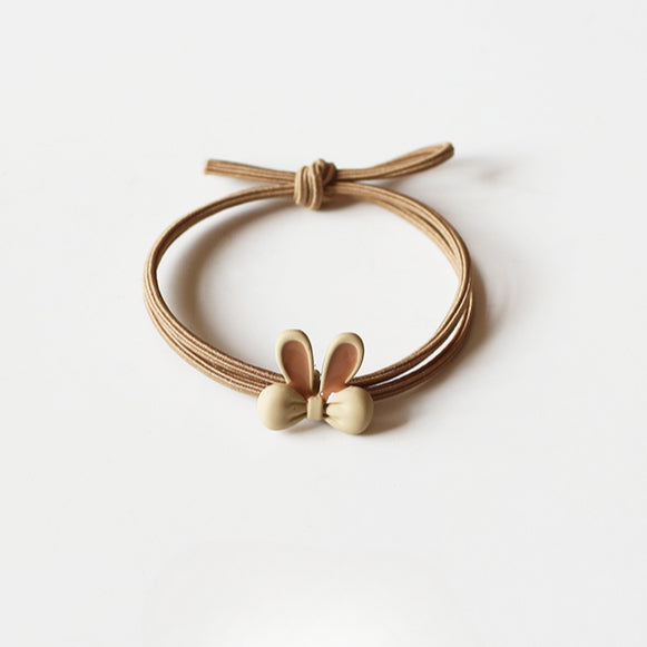 Bunny Ears Hair Tie - Women's Trendy New Elegant Hair Band, Simple Cute Elastic for Women's Hair Ties