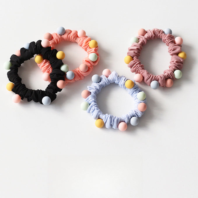 Candy-colored Hair Tie, New High-end Cute Hair Loop, Elastic Hair Accessory