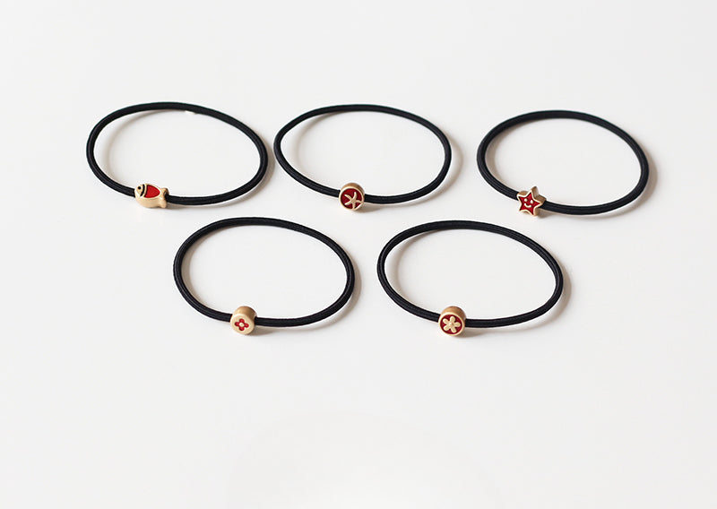 Forest Style Elastic Bands for Tying Hair, Women's Basic Hair Accessories for Ponytails
