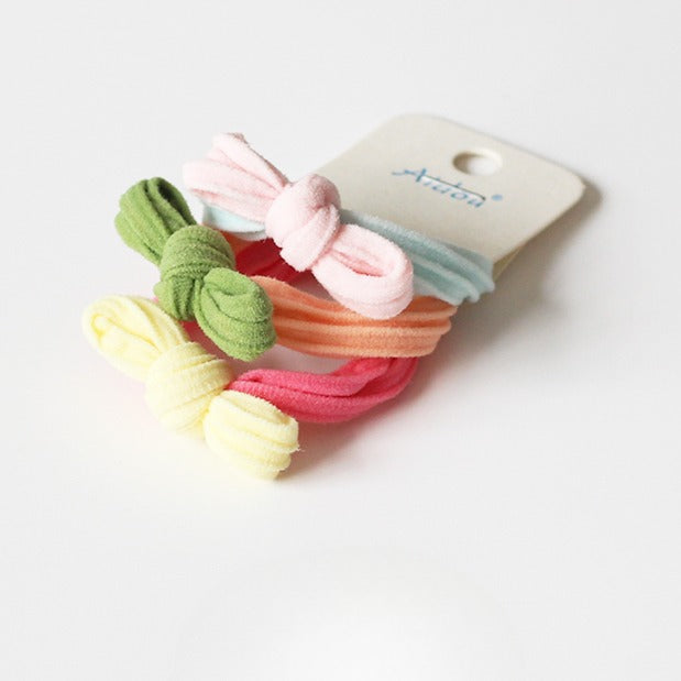 Set Of Three Seamless Hair Ties, Cute And Stylish For Tying Hair