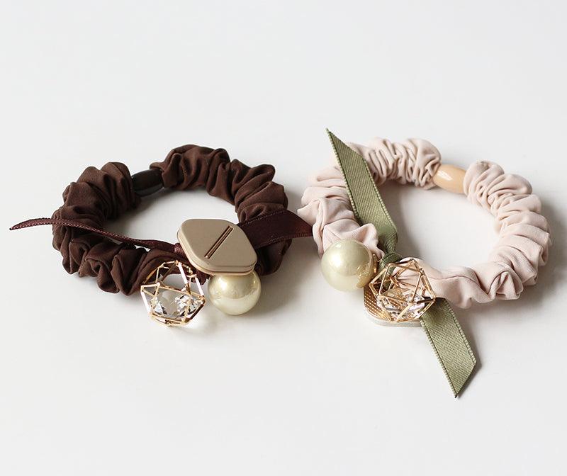 Premium Hair Tie - Trendy 2023 New Hair Band, Japanese and Korean Inspired Thick Elastic Band for Women's Hair Ties
