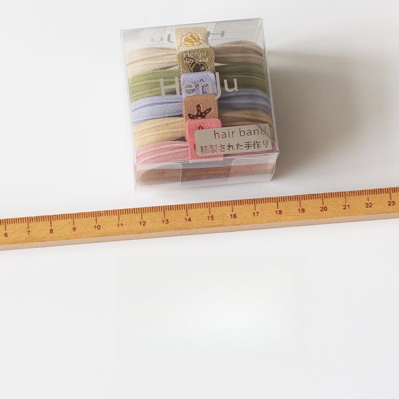 Boxed Seamless Hair Tie, Non-damaging Trendy Elastic for Women, Stylish Hairband for Ponytails and Updos