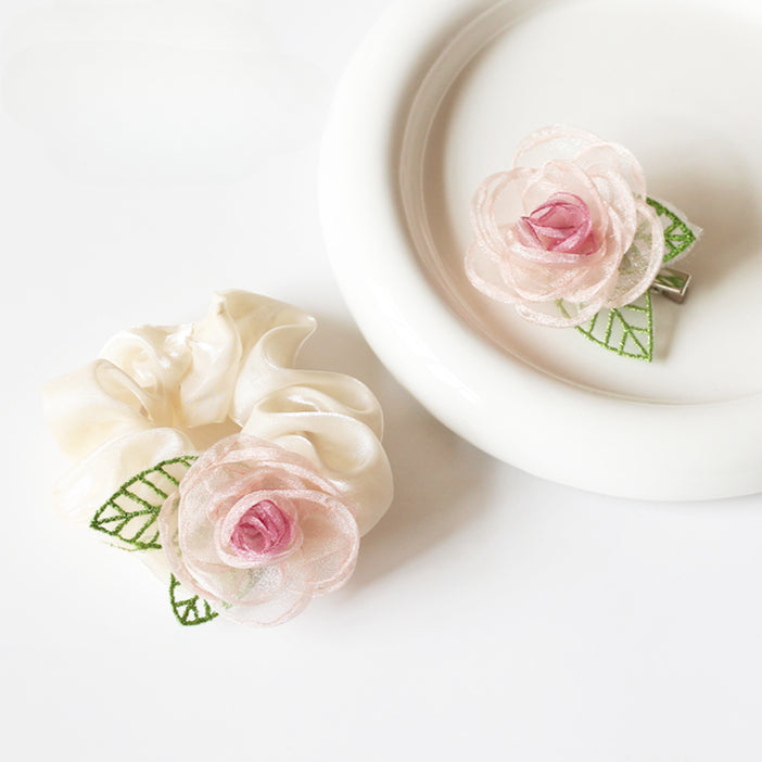 Rose Hair Ties, Elegant And Durable For Women To Tie Hair